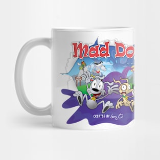 Mad Dog Comic Graphic Tee Mug